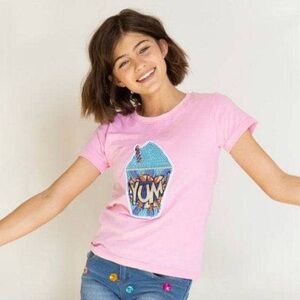 Lola + the boys Pink YUM T-Shirt NWT size 2/3T